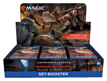 Commander Legends - Schlacht um Baldur's Gate - Set-Booster-Display - deutsch