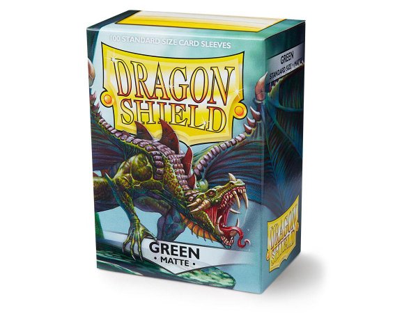 Dragon Shield - Kartenhüllen - Standardgrösse Matte (100) - Grün