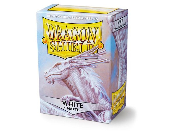 Dragon Shield - Kartenhüllen - Standardgröße Matte (100) - Weiß