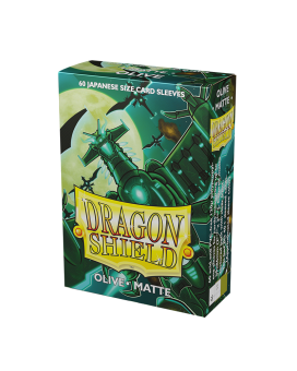 Dragon Shield - Kartenhüllen - Japanische Grösse Matte (60) - Olivgrün