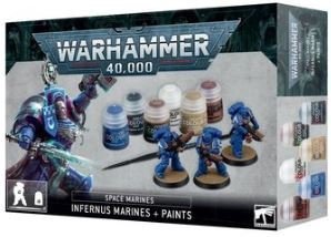 Warhammer 40.000 - Space Marines Infernus Marines + Paints