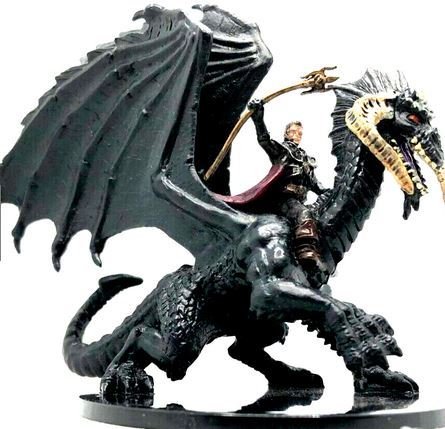 Sorcerer on Black Dragon #55 - Dungeons & Dragons - Miniatur